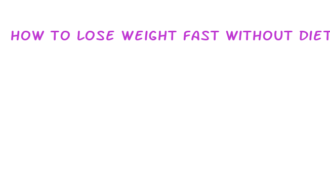 how to lose weight fast without diet pills