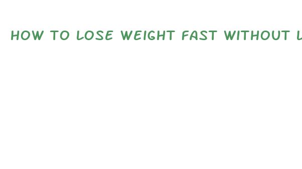 how to lose weight fast without losing muscle mass