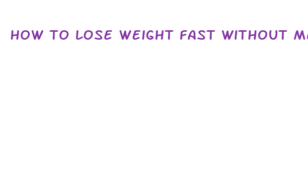 how to lose weight fast without medicine