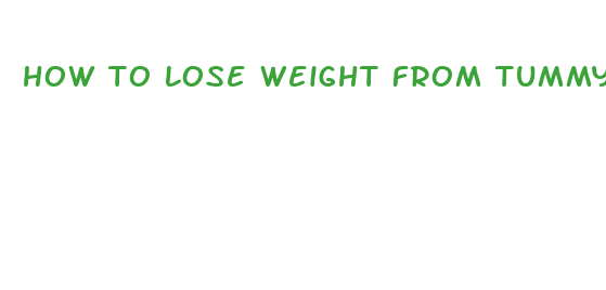 how to lose weight from tummy fast