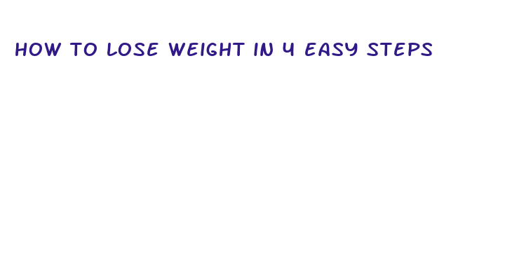 how to lose weight in 4 easy steps