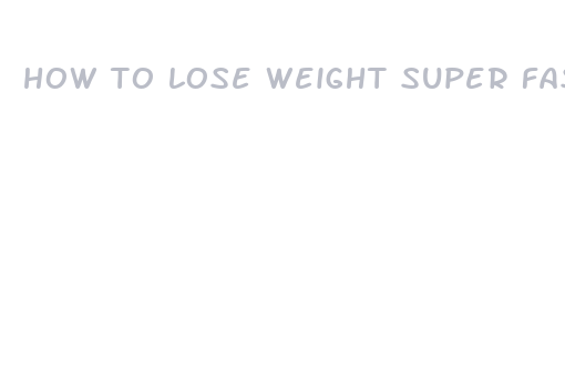 how to lose weight super fast in 3 days