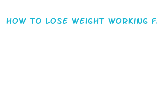 how to lose weight working fast food