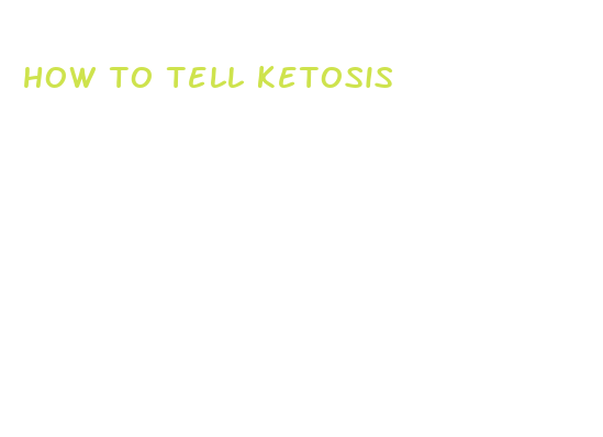 how to tell ketosis