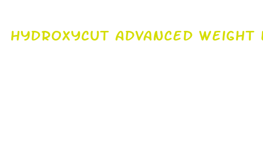 hydroxycut advanced weight loss supplement