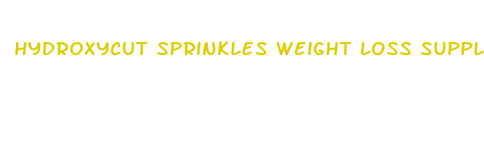 hydroxycut sprinkles weight loss supplement