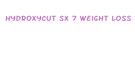 hydroxycut sx 7 weight loss supplement