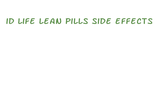 id life lean pills side effects