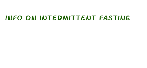 info on intermittent fasting