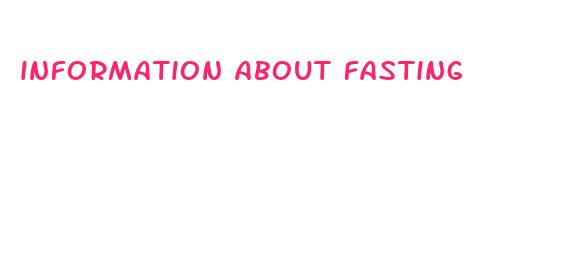 information about fasting