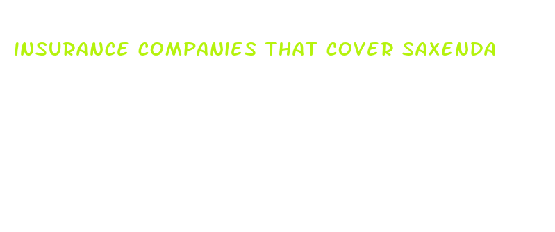 insurance companies that cover saxenda