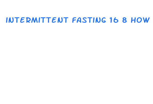 intermittent fasting 16 8 how many calories