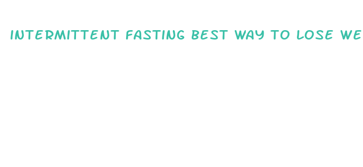 intermittent fasting best way to lose weight fast autophagy