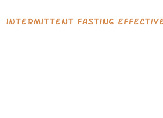 intermittent fasting effectiveness