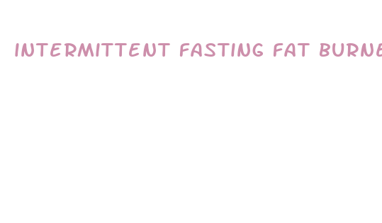 intermittent fasting fat burner pills reviews