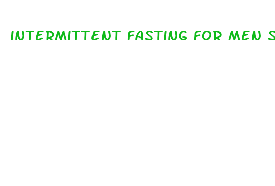 intermittent fasting for men s weight loss