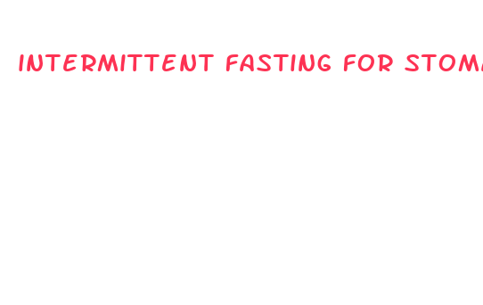 intermittent fasting for stomach fat