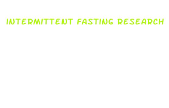 intermittent fasting research