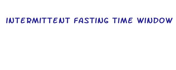 intermittent fasting time window