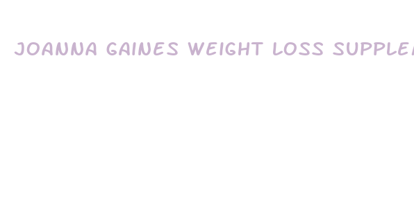 joanna gaines weight loss supplements