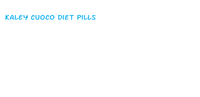 kaley cuoco diet pills