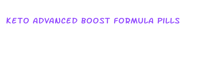 keto advanced boost formula pills