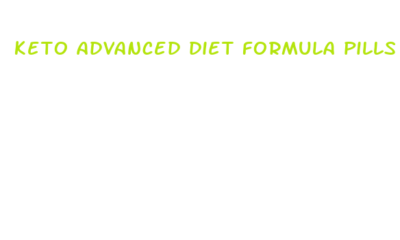 keto advanced diet formula pills