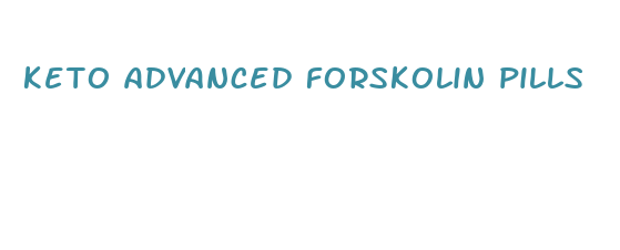 keto advanced forskolin pills