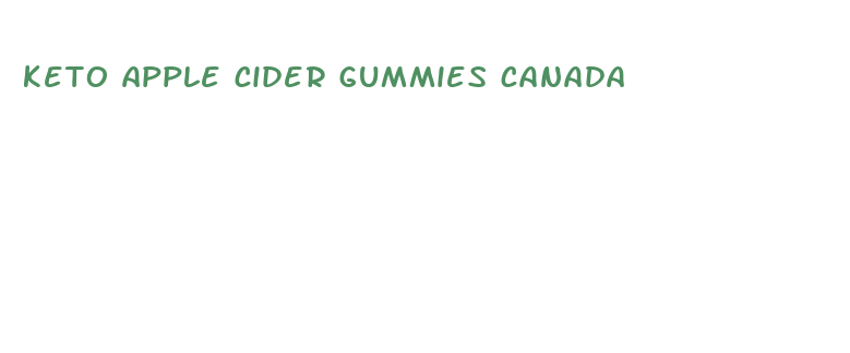 keto apple cider gummies canada