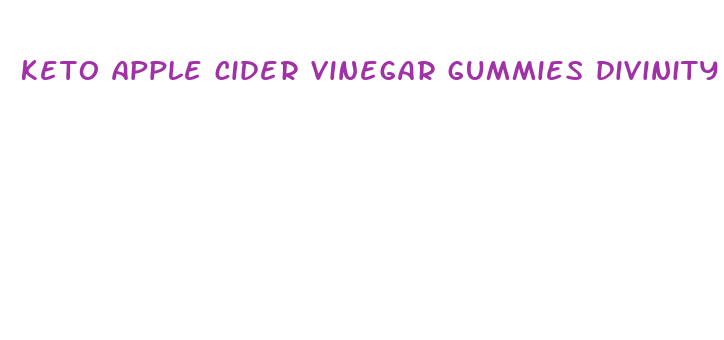 keto apple cider vinegar gummies divinity labs