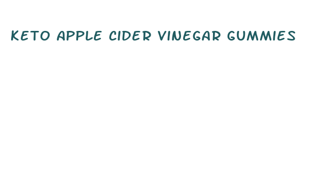 keto apple cider vinegar gummies