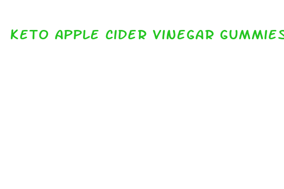 keto apple cider vinegar gummies recipe