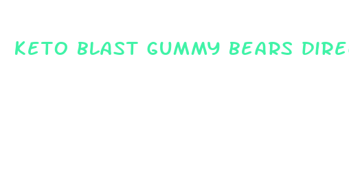 keto blast gummy bears directions