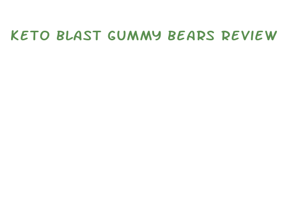 keto blast gummy bears review