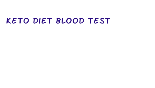 keto diet blood test