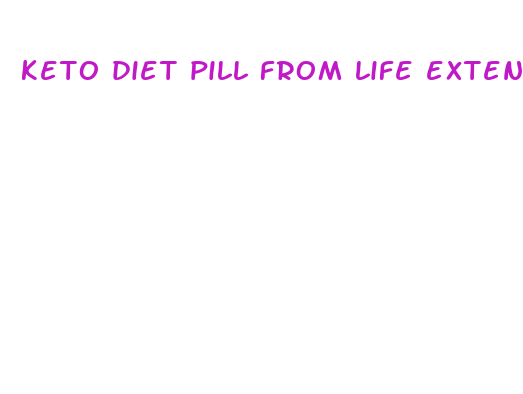 keto diet pill from life extensions