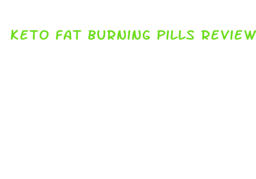 keto fat burning pills review