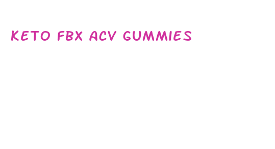 keto fbx acv gummies