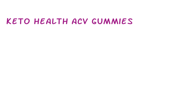 keto health acv gummies