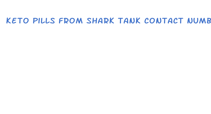 keto pills from shark tank contact number