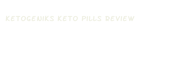 ketogeniks keto pills review