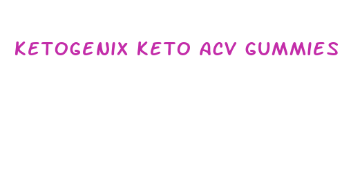 ketogenix keto acv gummies