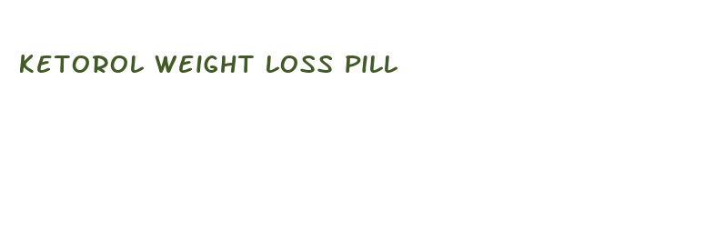 ketorol weight loss pill