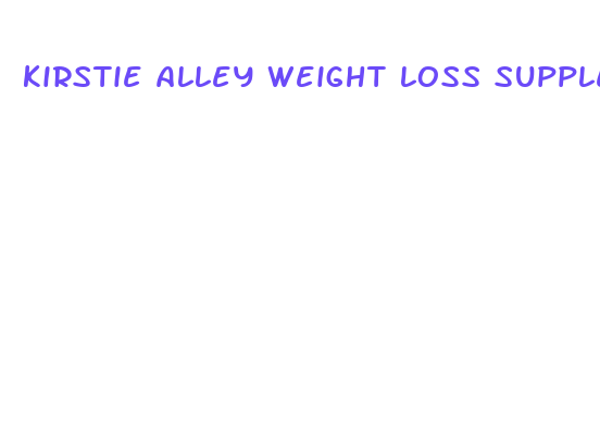 kirstie alley weight loss supplement