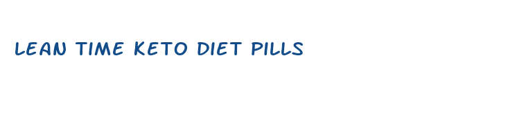 lean time keto diet pills