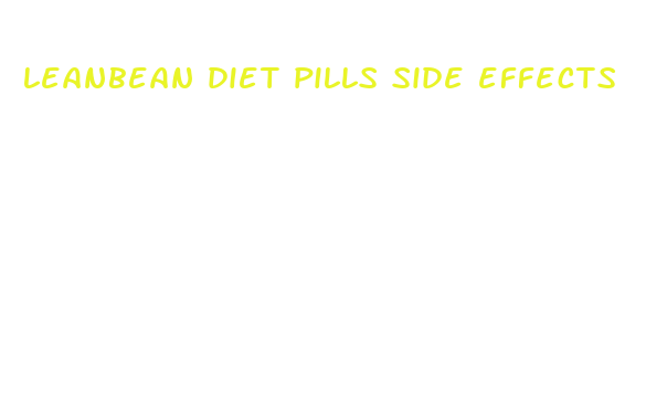 leanbean diet pills side effects