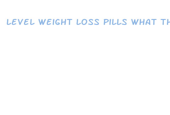 level weight loss pills what they look like