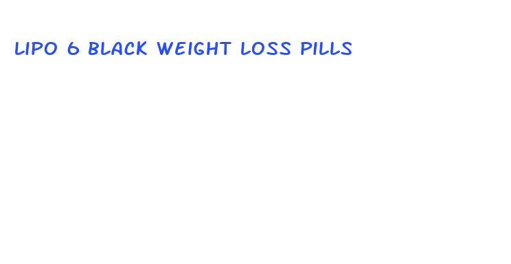 lipo 6 black weight loss pills