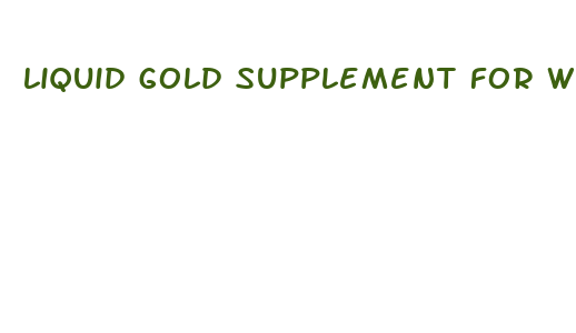 liquid gold supplement for weight loss