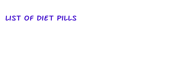 list of diet pills